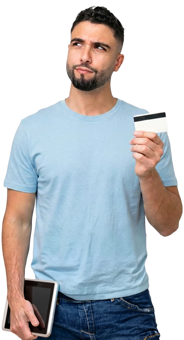 Man with Credit Card